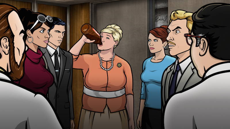Illustration for article titled Long day, need some beer and Archer
